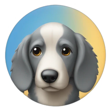 Blue tick in circle sticker