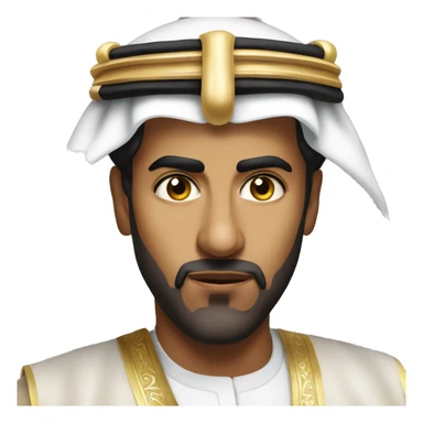 photorealistic  Faisal King of Saudi Arabia serious sticker