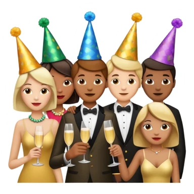 Beige Cheers with  Champagne sticker
