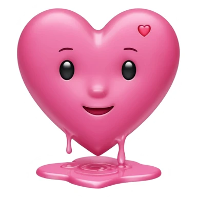 Sassy scents pink wax melt heart sticker