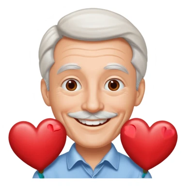 Horst Whitman hearts sticker