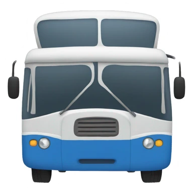 blue bus sticker