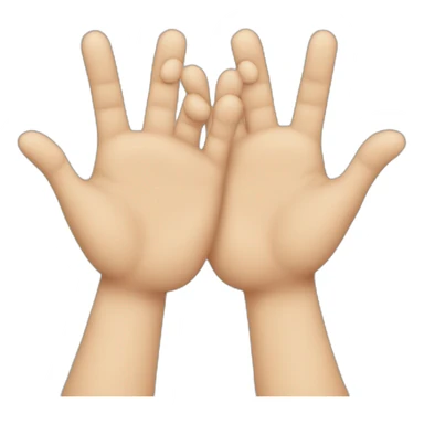 two six fingered hands sticker