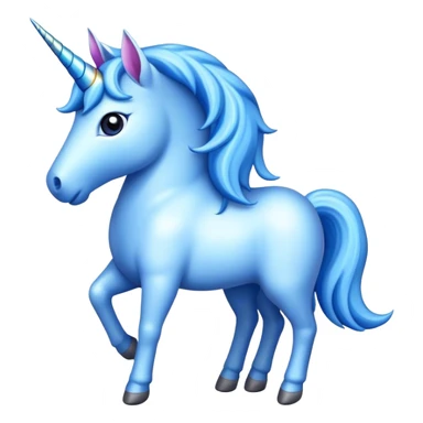 Unicorn that’s blue  sticker