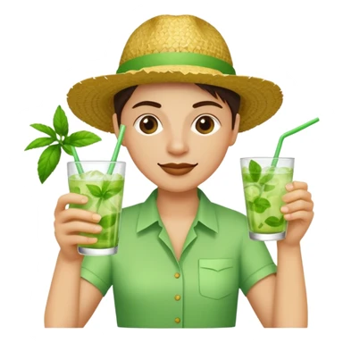 mojito drunk sticker