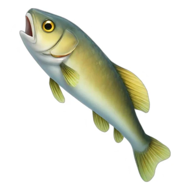 Tall fish sticker