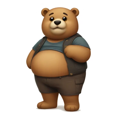 chubby  with a bellybear sticker