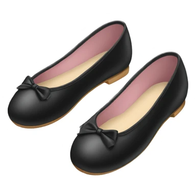 Black ballerina shoes  sticker