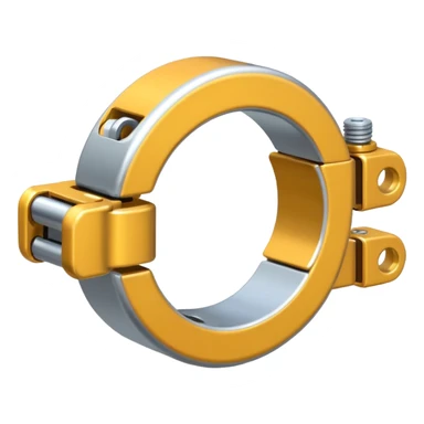 mini metal clamp component. sticker