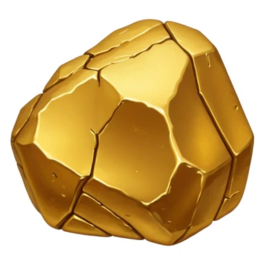 gold nugget sticker