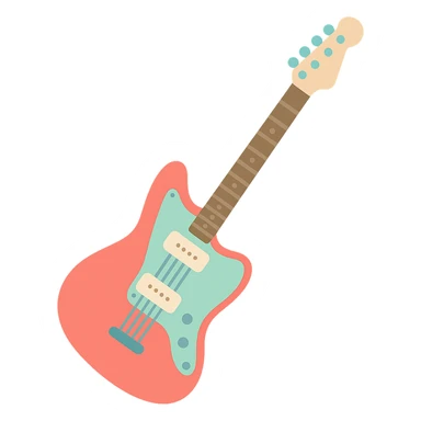 Fender Jazzmaster guitar sticker
