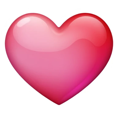 A simple heart emoji ❤️ with gradient colors sticker