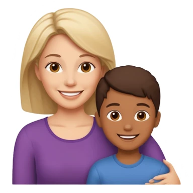 mom and kids sticker