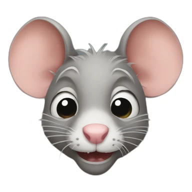 Ugly rat sticker