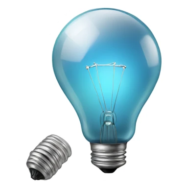 Lightbulb idea sticker