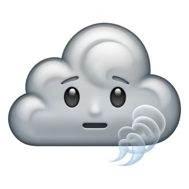 a cloud of smoke  sticker