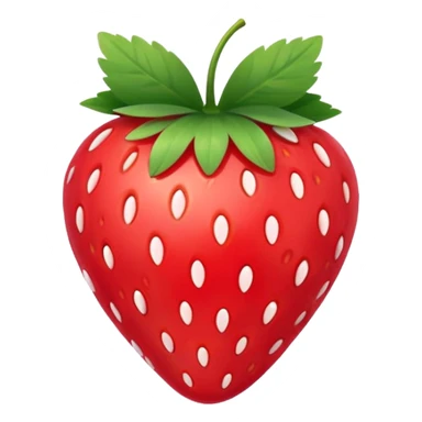 A strawberry with a bow cute sticker