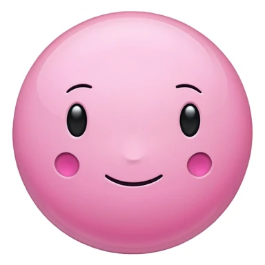 pink planet  sticker