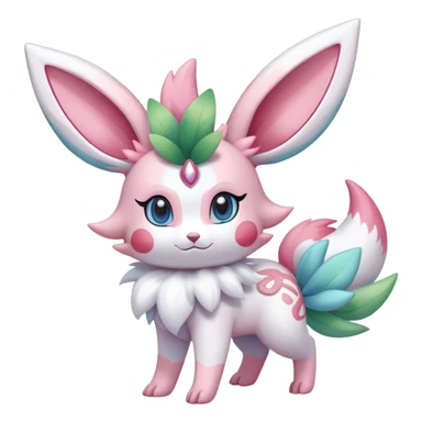 Shiny Exotic Sylveon-Shaymin-Hybrid-Creature sticker