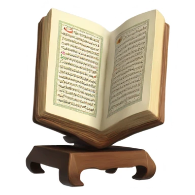Quran on the stand sticker