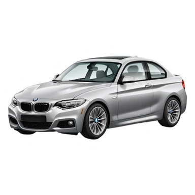 group of 4 BMW cars sticker