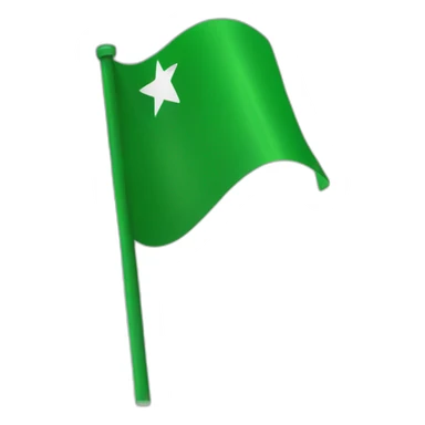 Syrian green flag sticker