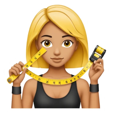 Measurement tape for fashion designer  sticker