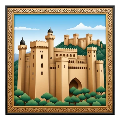 Alhambra castle sticker