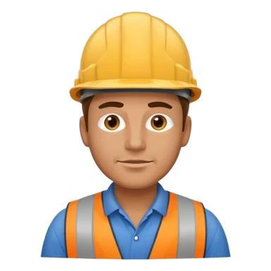 Blue collar man  sticker