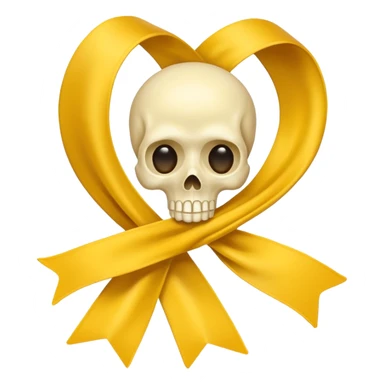 bone cancer ribbon sticker