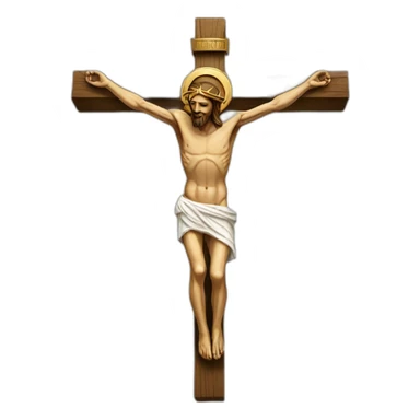 crucifix sticker