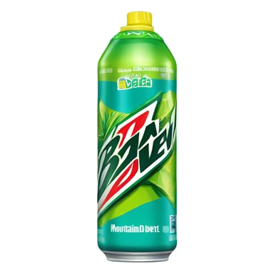 Mountain Dew Baja blast drink sticker