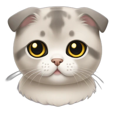 cat Scottish Fold sticker