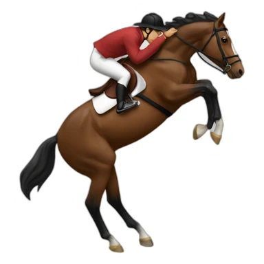 Competencias a caballo sticker