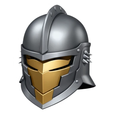 master shredder's helmet from teenage mutant ninja turtles, no eyes or face, just the helmet and related material sticker
