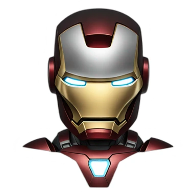Iron Man Standing On black background sticker