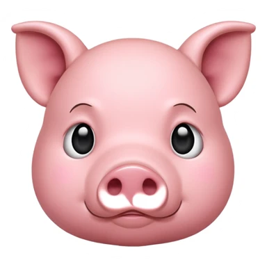 shush pig sticker