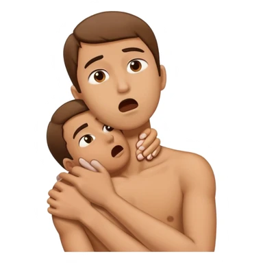 Arms chocking neck  sticker