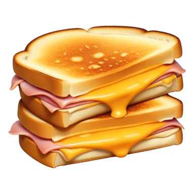 Grilled cheese with ham sticker