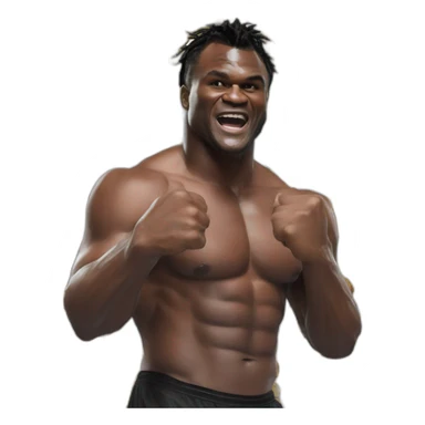 Francis NGannou sticker
