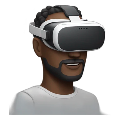 White Oculus quest sticker