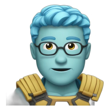 Superheros of water man sticker