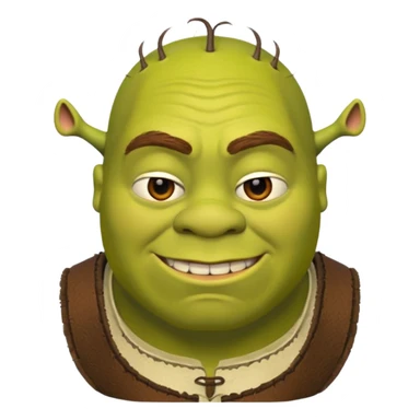 Shrek asombrado sticker