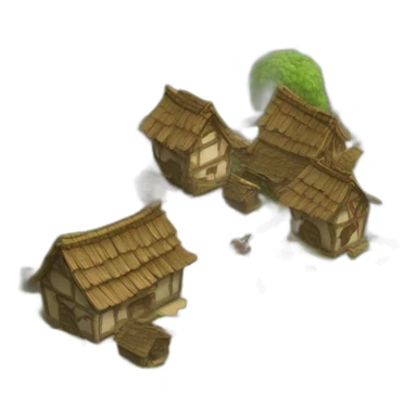 dragon attack village sticker