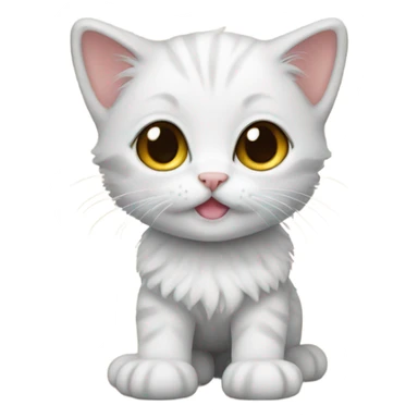 kitten wearing uggs  sticker