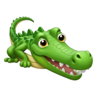 very nice thumbs up crocodile sticker