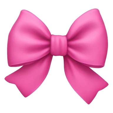 Pink bow sticker