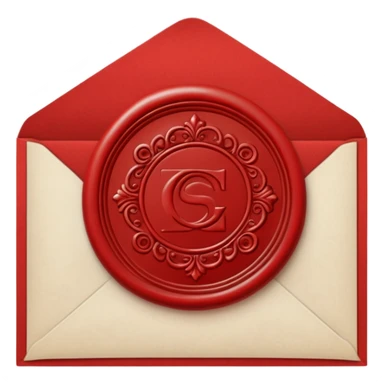 wax seal envelope sticker