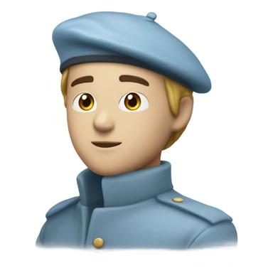 boina light blue sticker