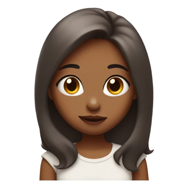 Girl with heart eyes blowing a kiss  sticker